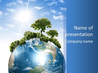 Renewal Global Save PowerPoint Template