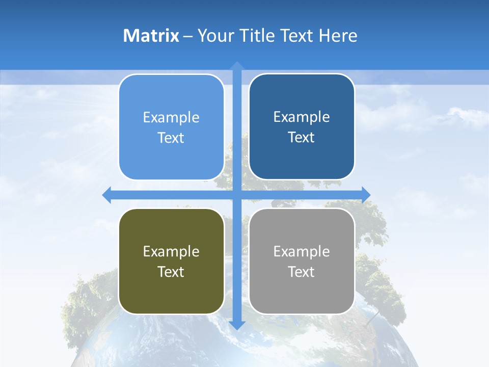 Renewal Global Save PowerPoint Template
