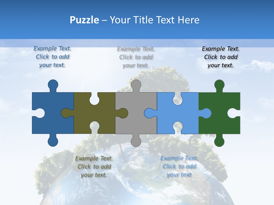 Renewal Global Save PowerPoint Template