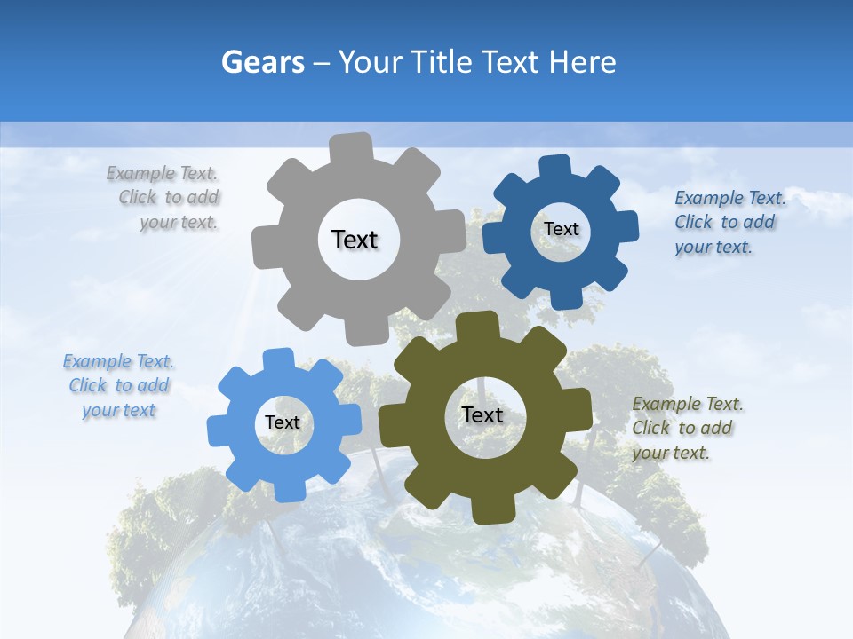 Renewal Global Save PowerPoint Template