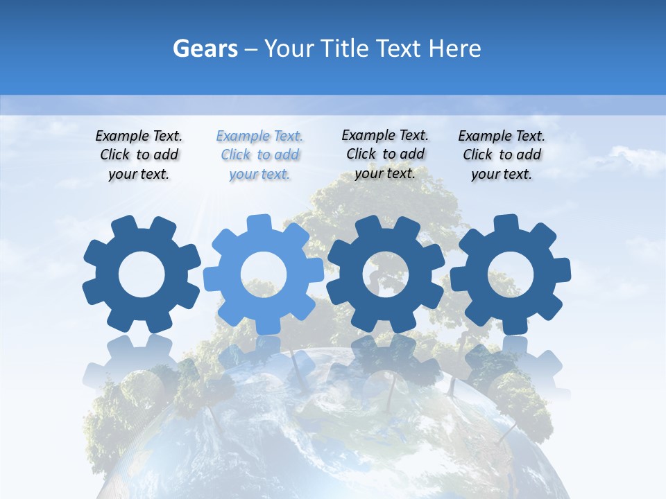 Renewal Global Save PowerPoint Template