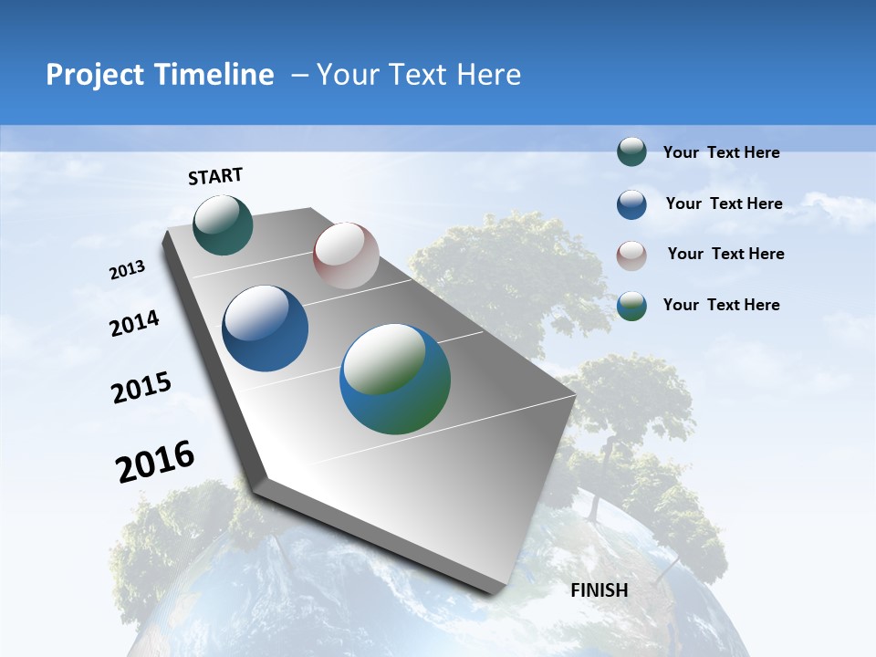 Renewal Global Save PowerPoint Template
