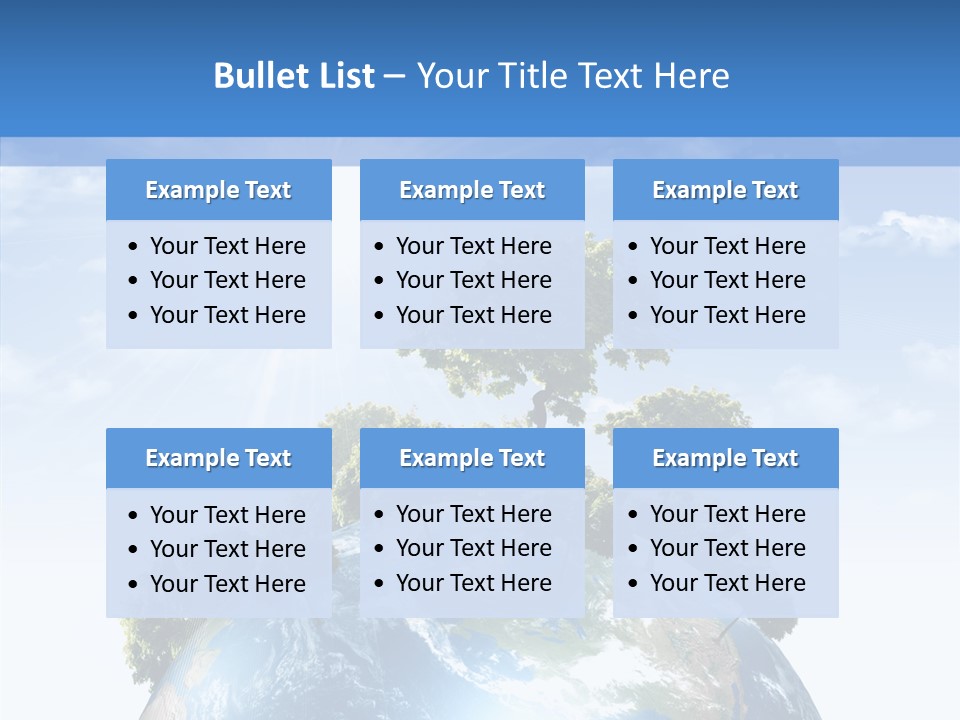Renewal Global Save PowerPoint Template