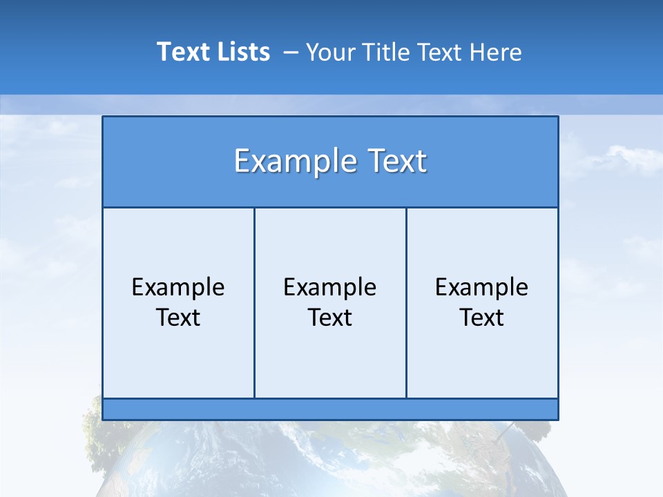 Renewal Global Save PowerPoint Template