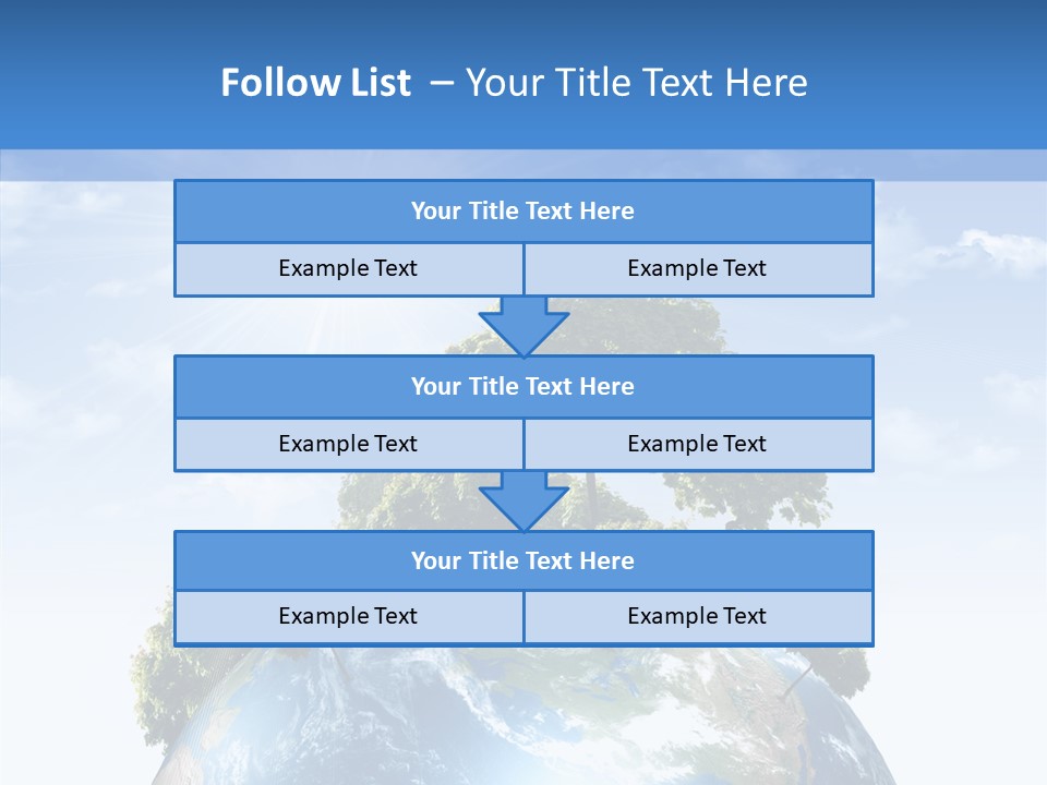 Renewal Global Save PowerPoint Template