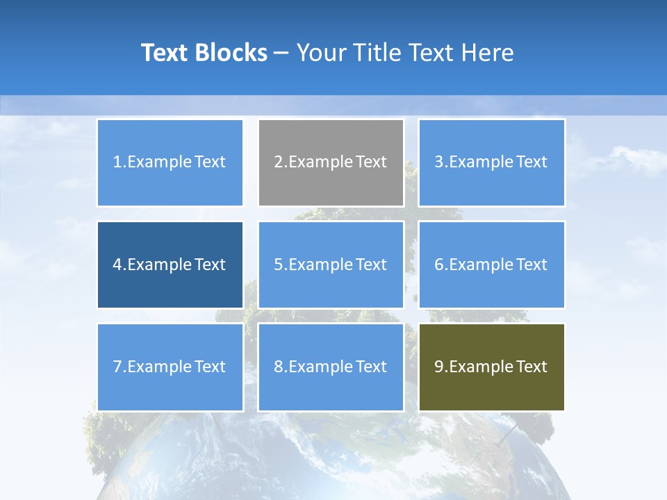 Renewal Global Save PowerPoint Template