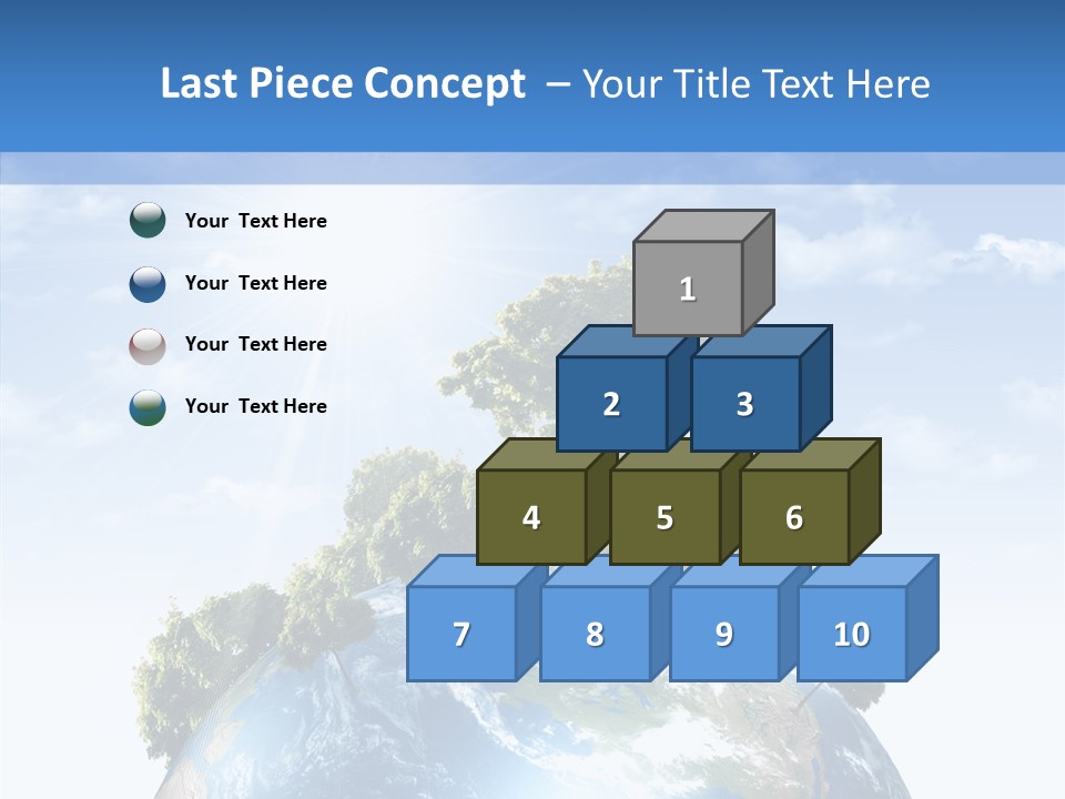Renewal Global Save PowerPoint Template