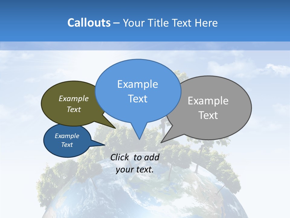 Renewal Global Save PowerPoint Template