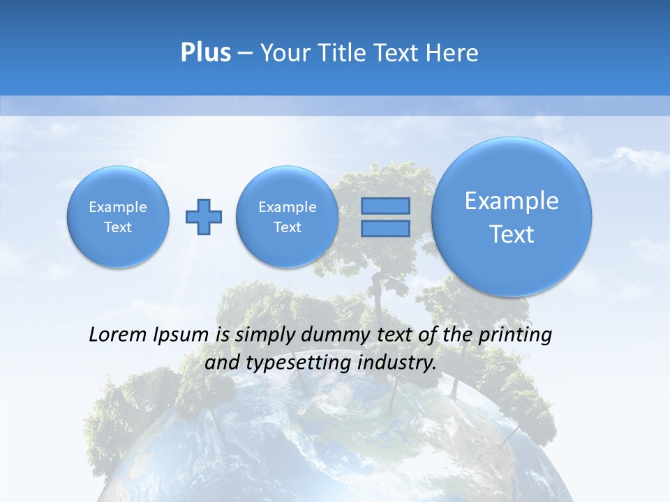 Renewal Global Save PowerPoint Template