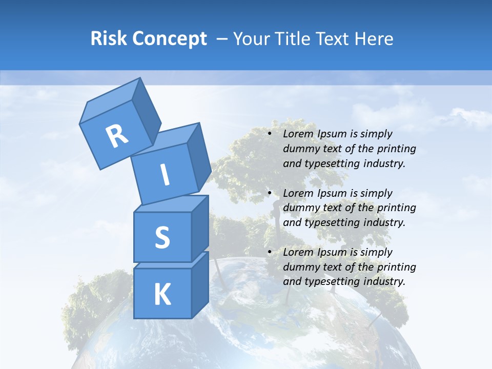 Renewal Global Save PowerPoint Template