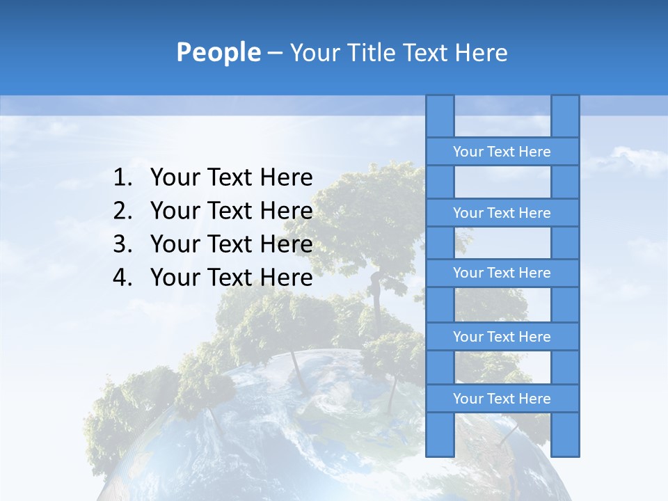 Renewal Global Save PowerPoint Template