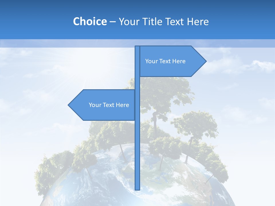 Renewal Global Save PowerPoint Template