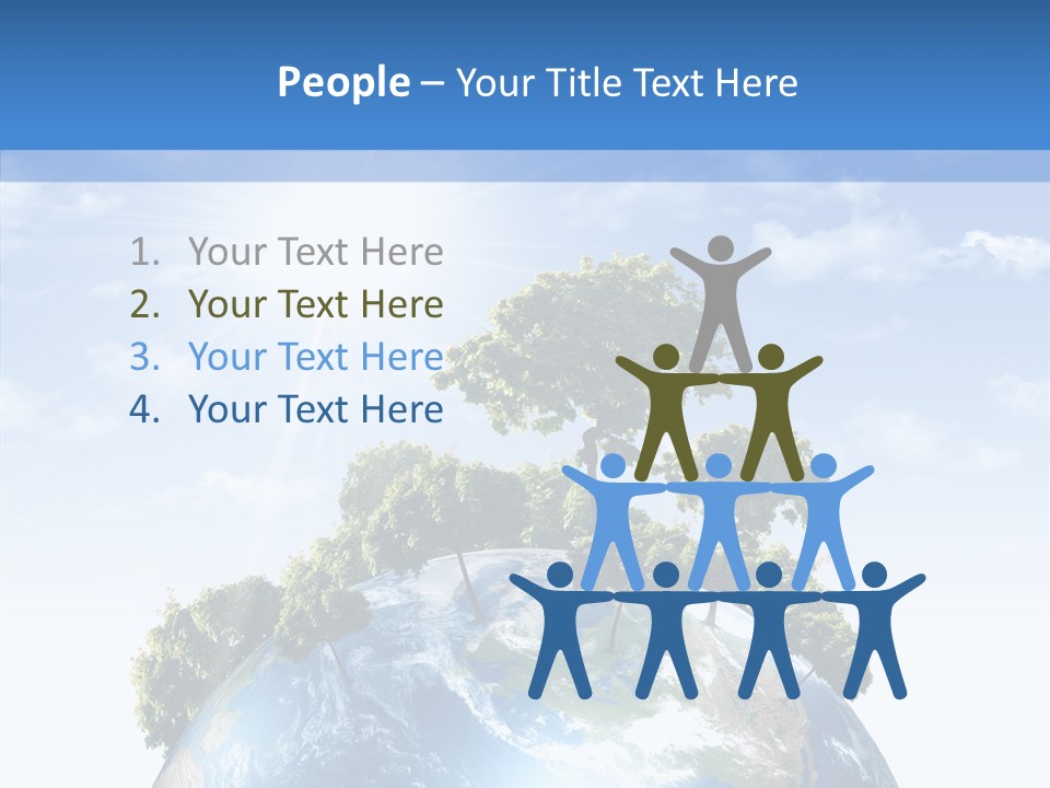 Renewal Global Save PowerPoint Template