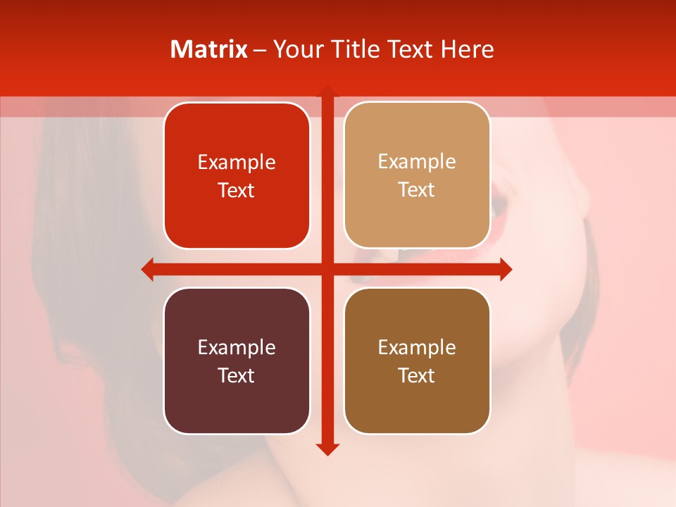 Laugh Beautiful Woman PowerPoint Template