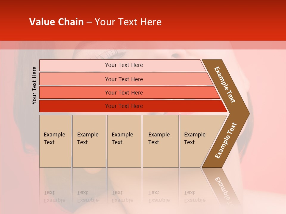 Laugh Beautiful Woman PowerPoint Template