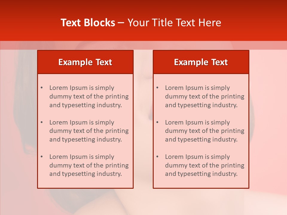 Laugh Beautiful Woman PowerPoint Template