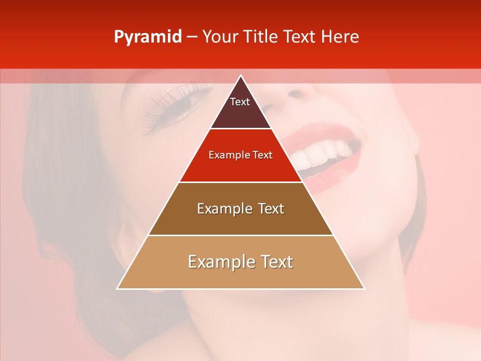 Laugh Beautiful Woman PowerPoint Template