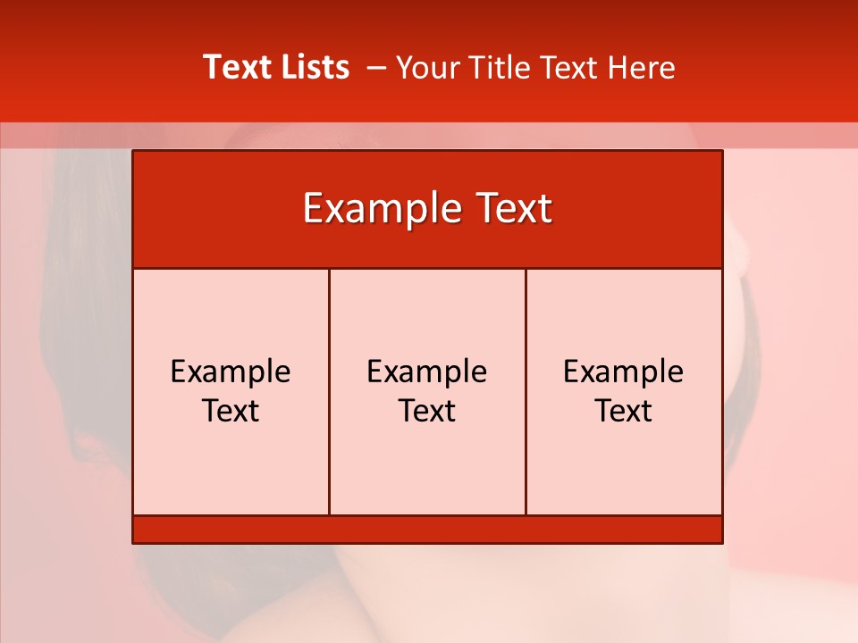 Laugh Beautiful Woman PowerPoint Template