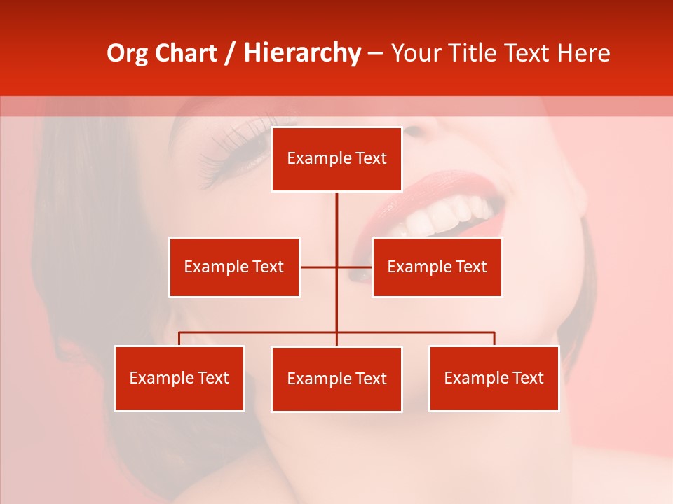 Laugh Beautiful Woman PowerPoint Template