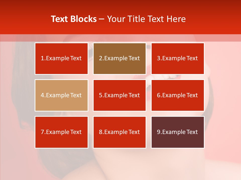 Laugh Beautiful Woman PowerPoint Template