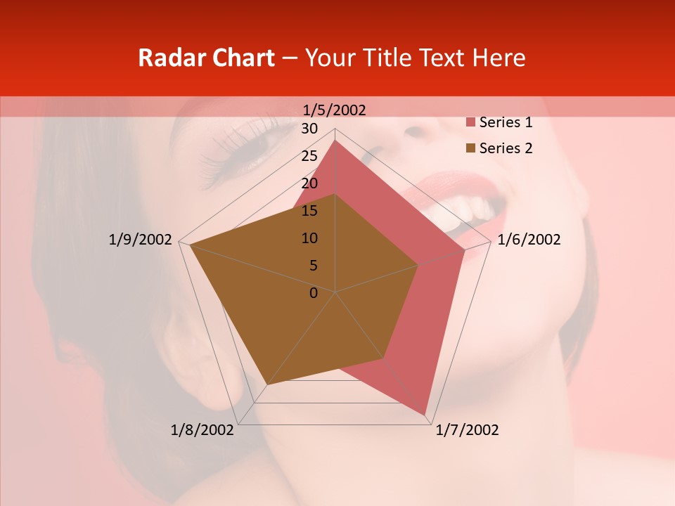 Laugh Beautiful Woman PowerPoint Template
