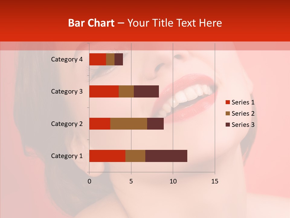 Laugh Beautiful Woman PowerPoint Template