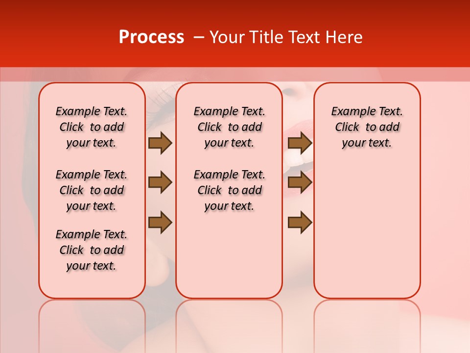 Laugh Beautiful Woman PowerPoint Template