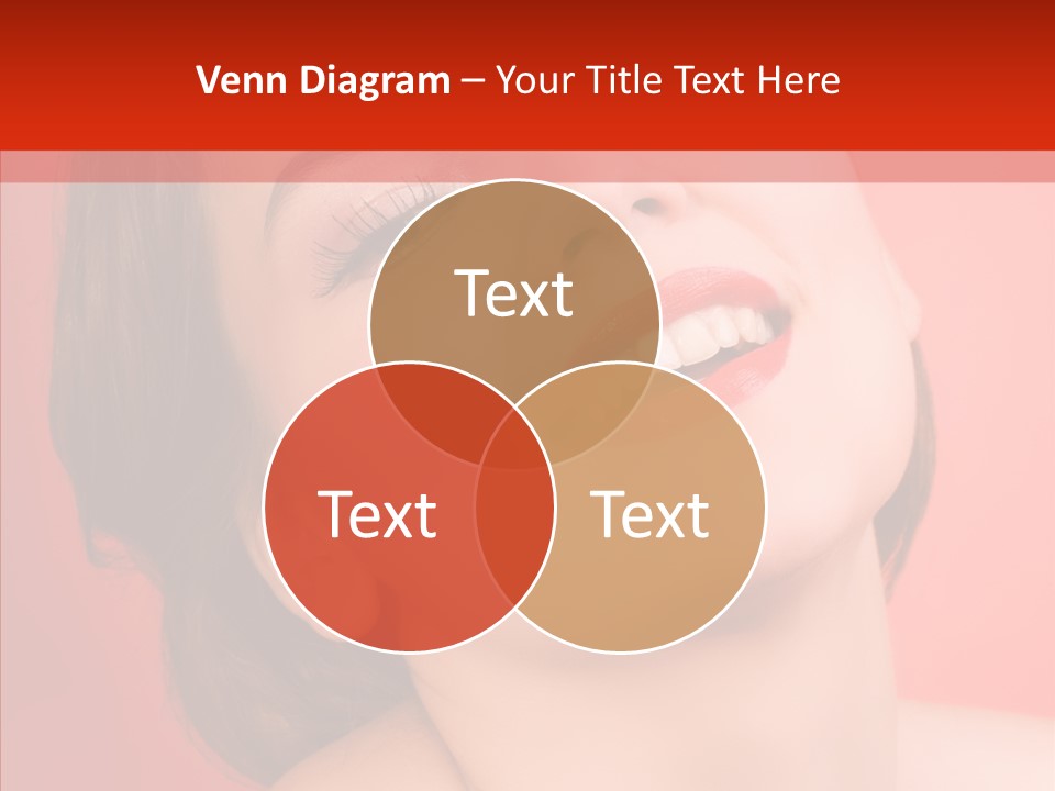 Laugh Beautiful Woman PowerPoint Template