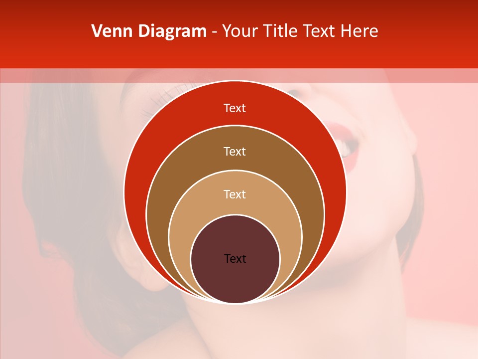 Laugh Beautiful Woman PowerPoint Template