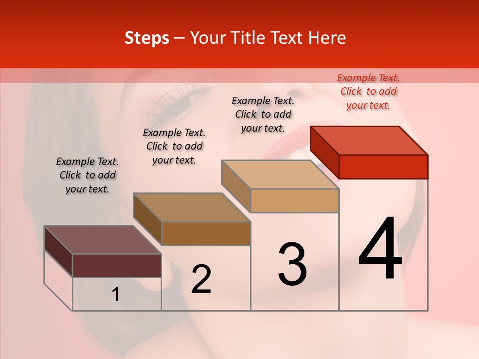 Laugh Beautiful Woman PowerPoint Template