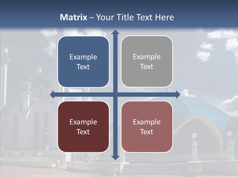 Mosque Kremlin Kazan PowerPoint Template