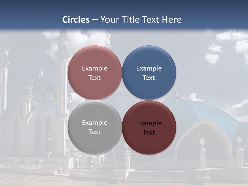 Mosque Kremlin Kazan PowerPoint Template