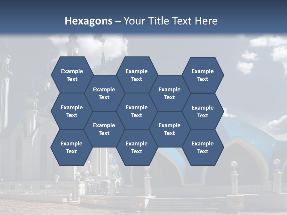 Mosque Kremlin Kazan PowerPoint Template