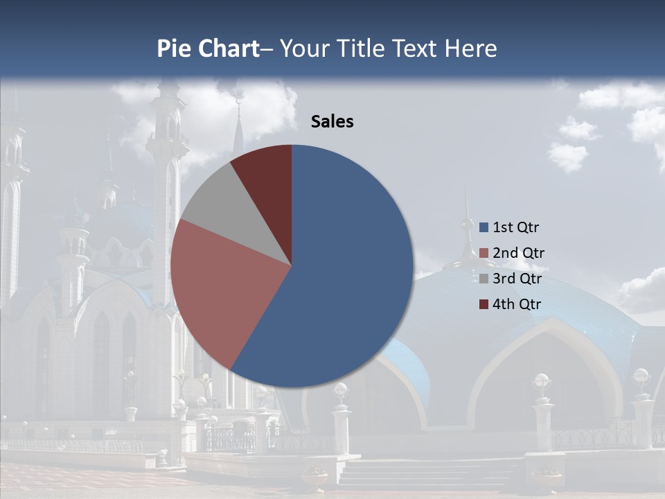 Mosque Kremlin Kazan PowerPoint Template