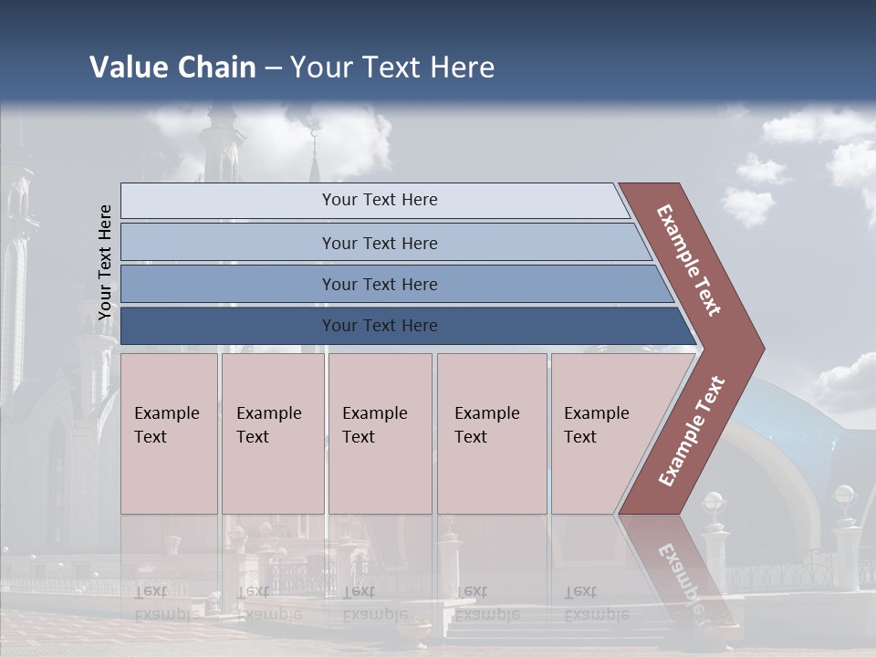 Mosque Kremlin Kazan PowerPoint Template
