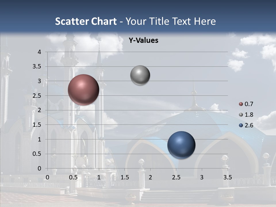 Mosque Kremlin Kazan PowerPoint Template