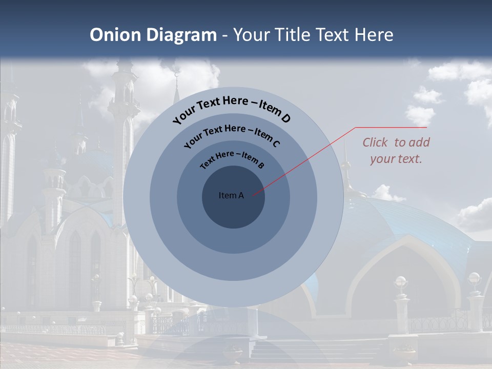 Mosque Kremlin Kazan PowerPoint Template