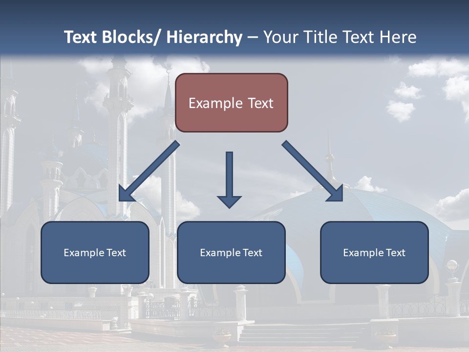 Mosque Kremlin Kazan PowerPoint Template