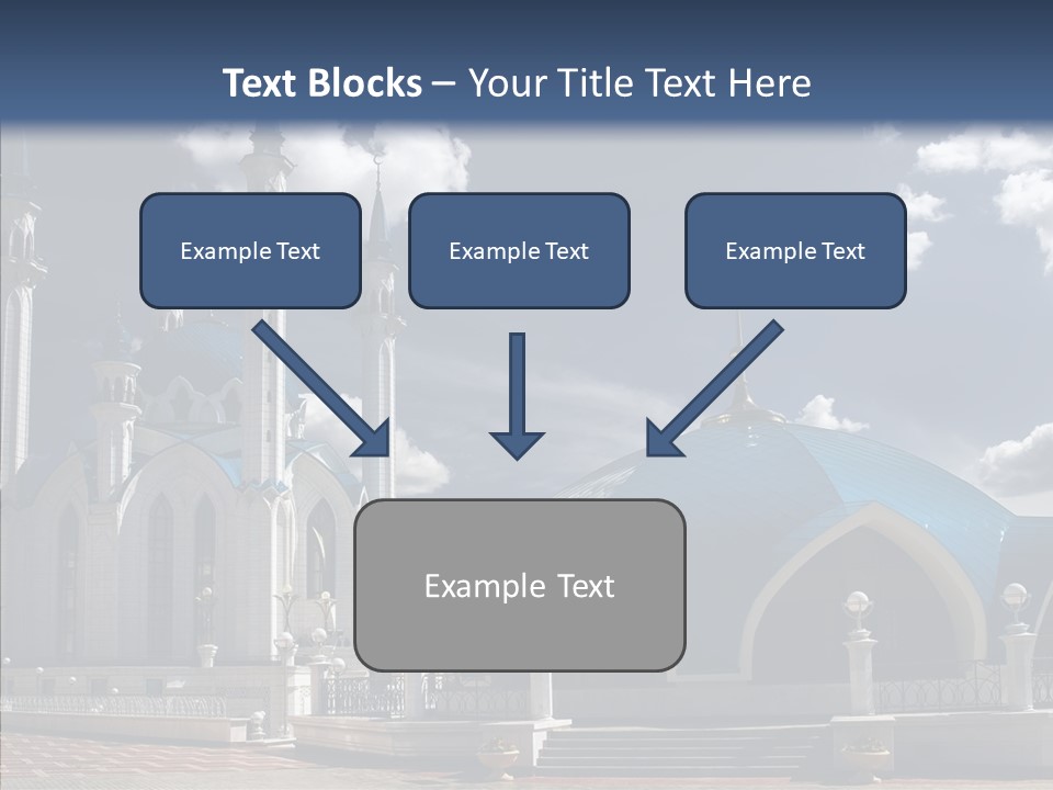 Mosque Kremlin Kazan PowerPoint Template