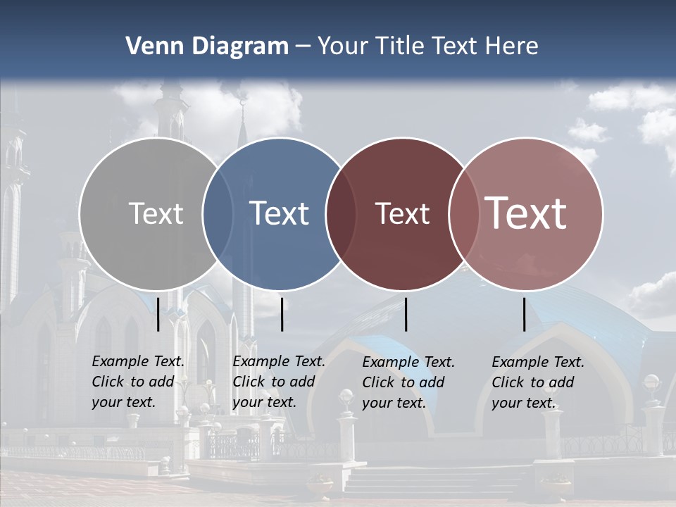 Mosque Kremlin Kazan PowerPoint Template
