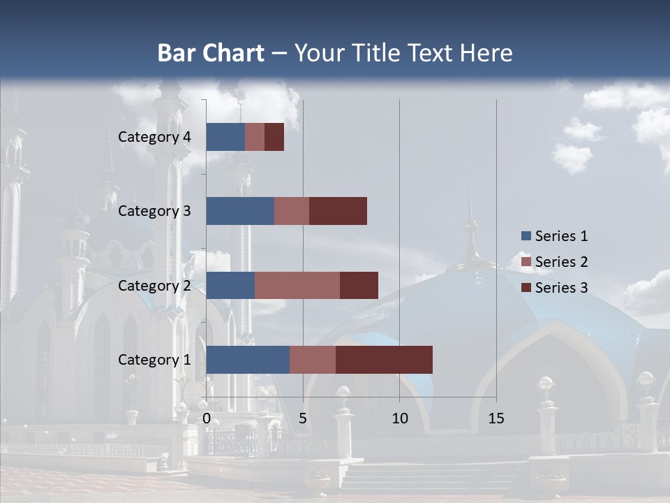 Mosque Kremlin Kazan PowerPoint Template