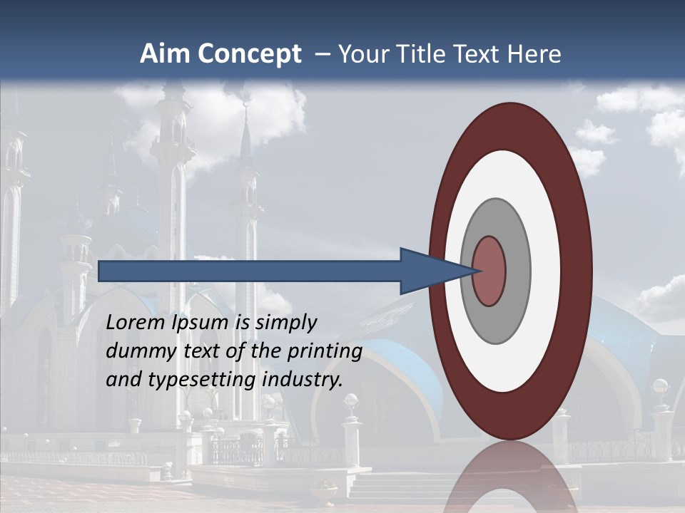 Mosque Kremlin Kazan PowerPoint Template