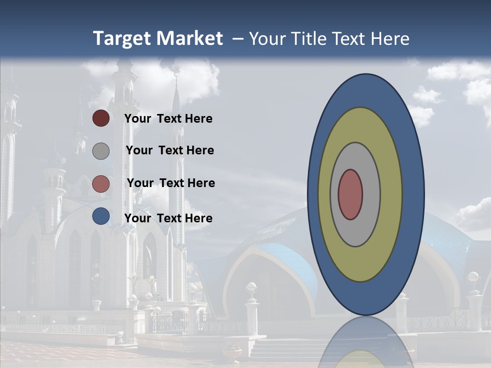 Mosque Kremlin Kazan PowerPoint Template