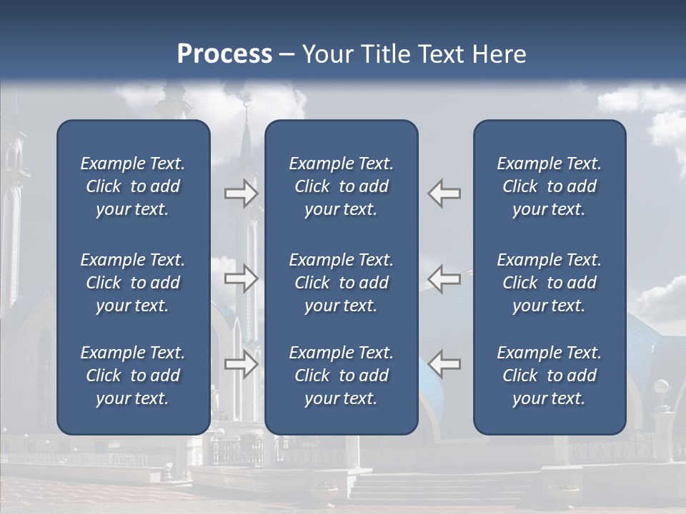 Mosque Kremlin Kazan PowerPoint Template