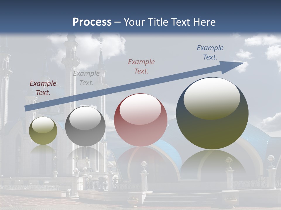 Mosque Kremlin Kazan PowerPoint Template