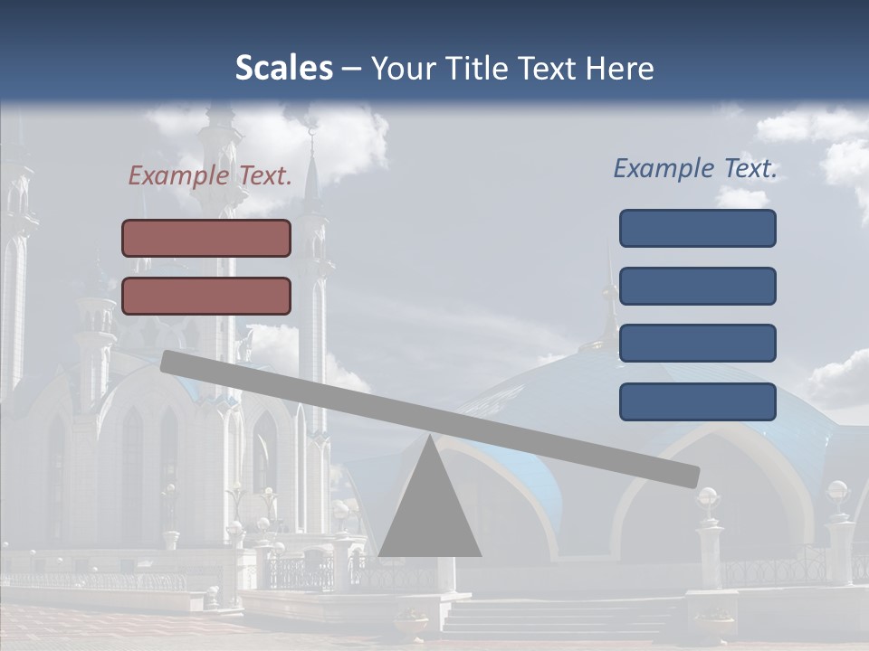 Mosque Kremlin Kazan PowerPoint Template