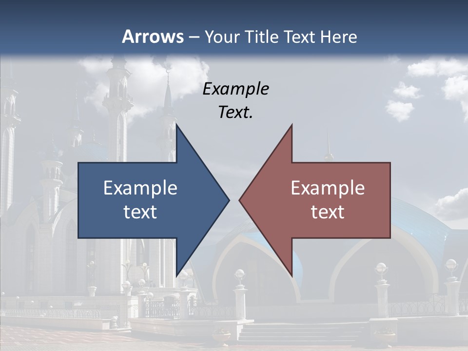 Mosque Kremlin Kazan PowerPoint Template