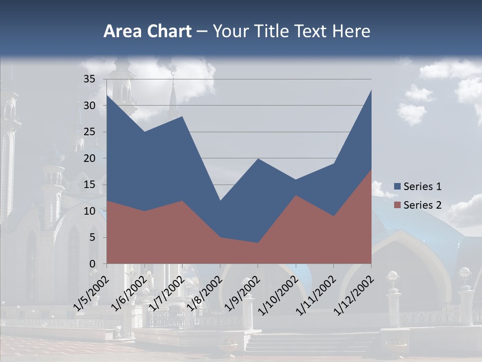 Mosque Kremlin Kazan PowerPoint Template