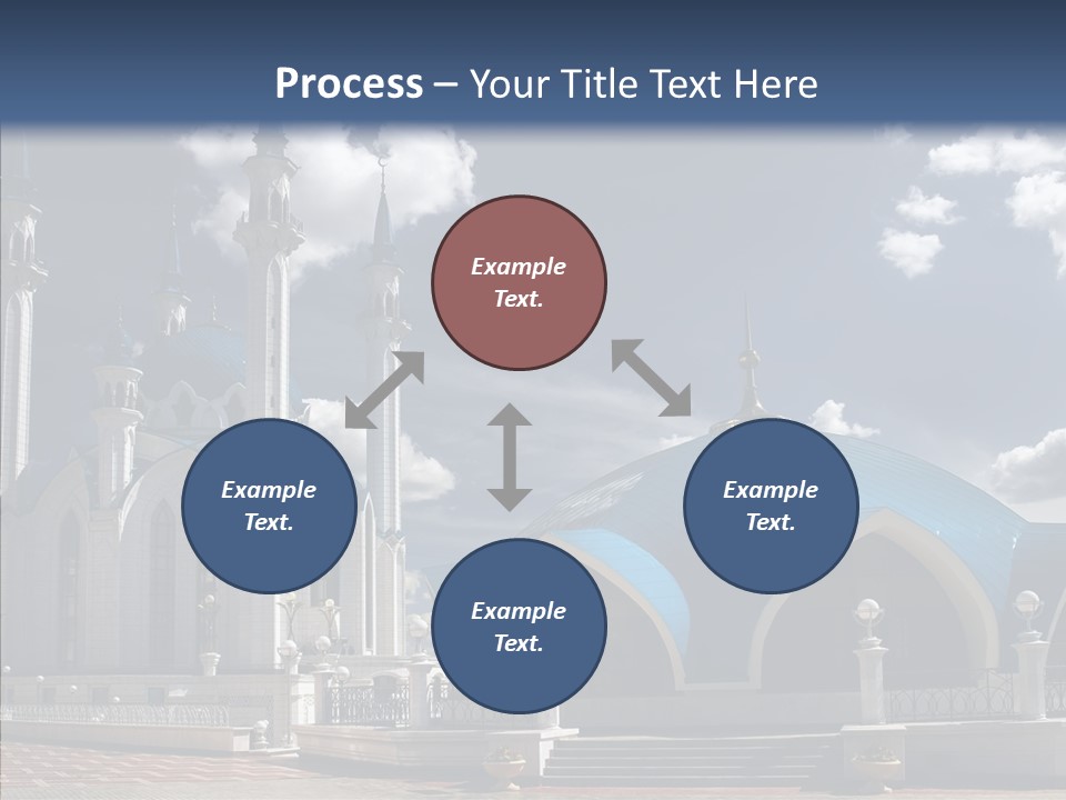 Mosque Kremlin Kazan PowerPoint Template