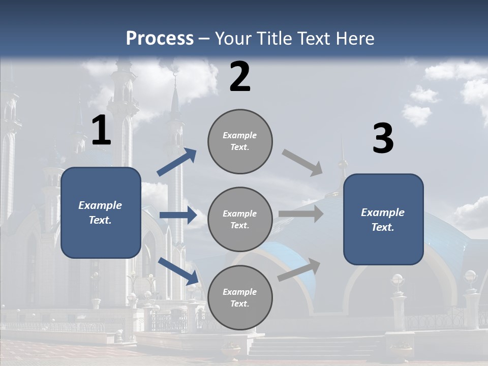 Mosque Kremlin Kazan PowerPoint Template